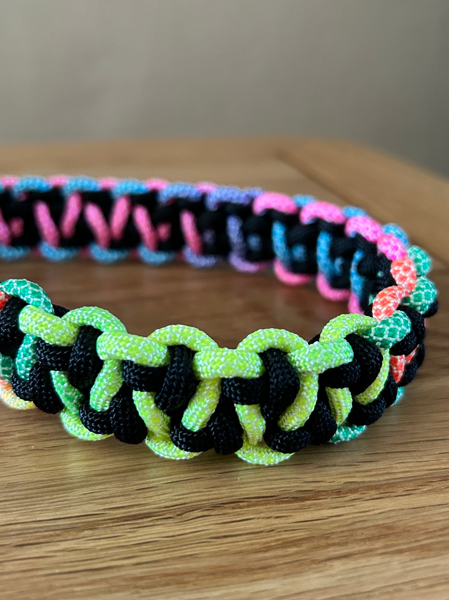 Car Seatbelt Clip - Neon Rainbow