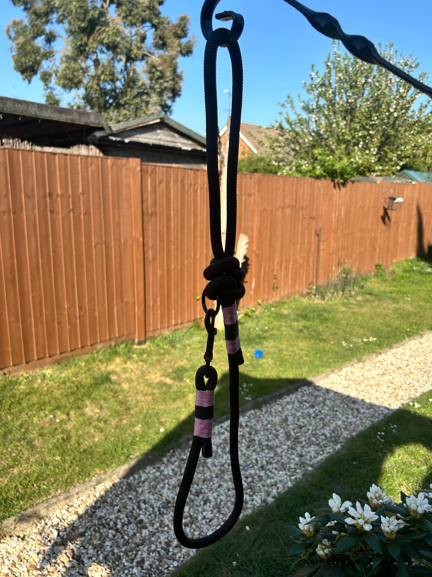 Black Rope Lead - 90cm