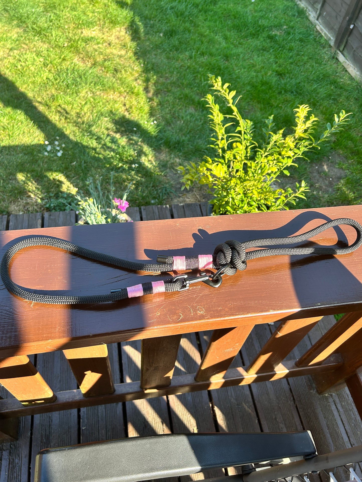 Black Rope Lead - 90cm