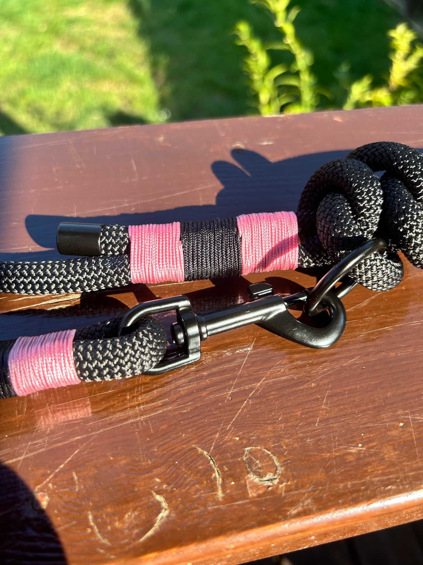 Black Rope Lead - 90cm