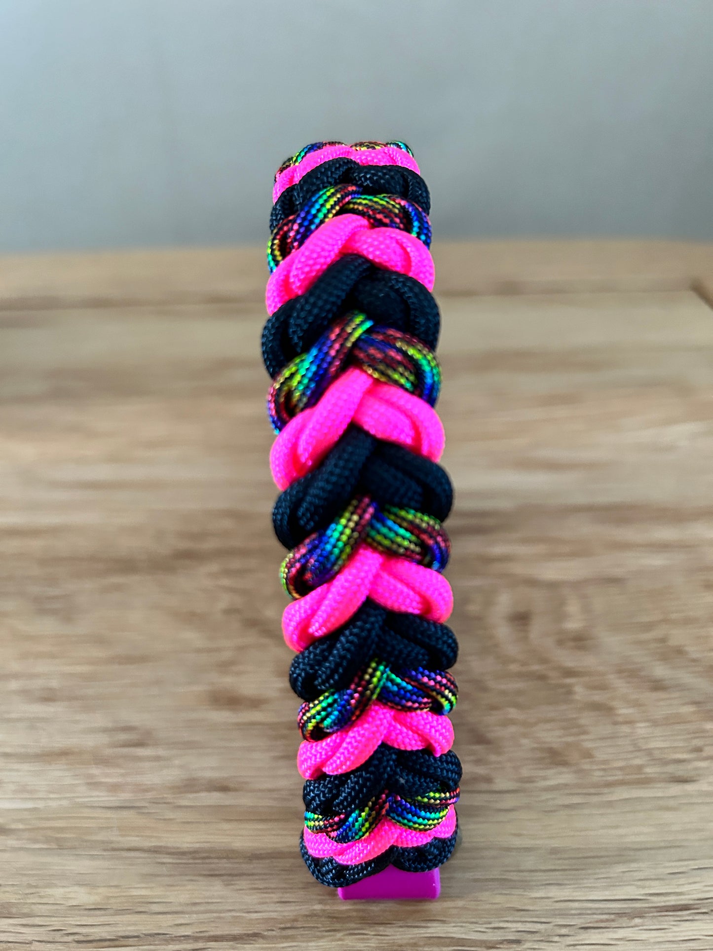 The Bramshill Paracord Collar - Rainbow Bright