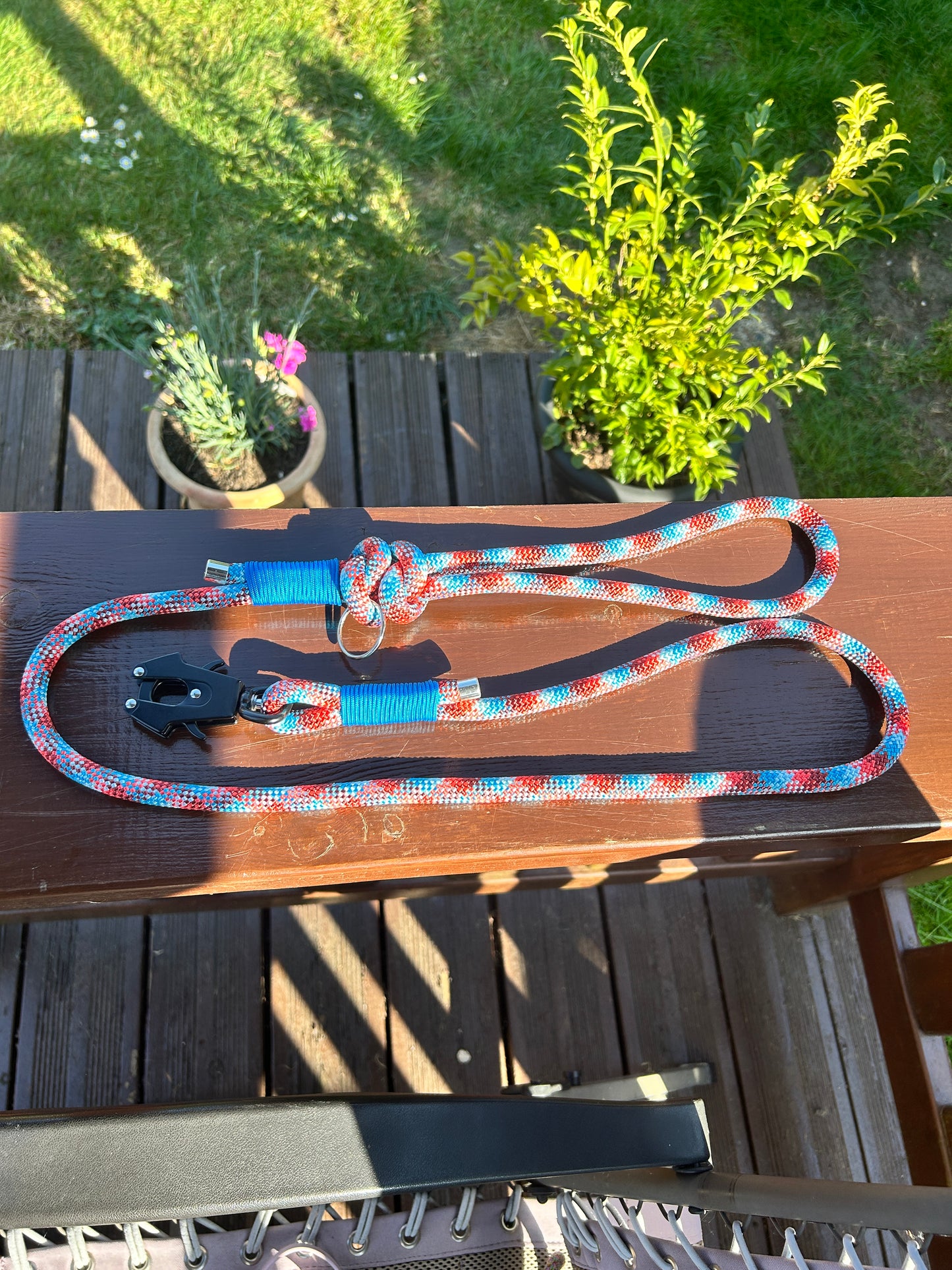 Blazed Ice Leaf Rope Lead - 1.3m