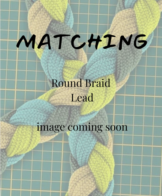 Placeholder image with braided round lead on a grid background and text 'image coming soon'.